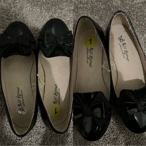 flat shoes for little girls with bowknots